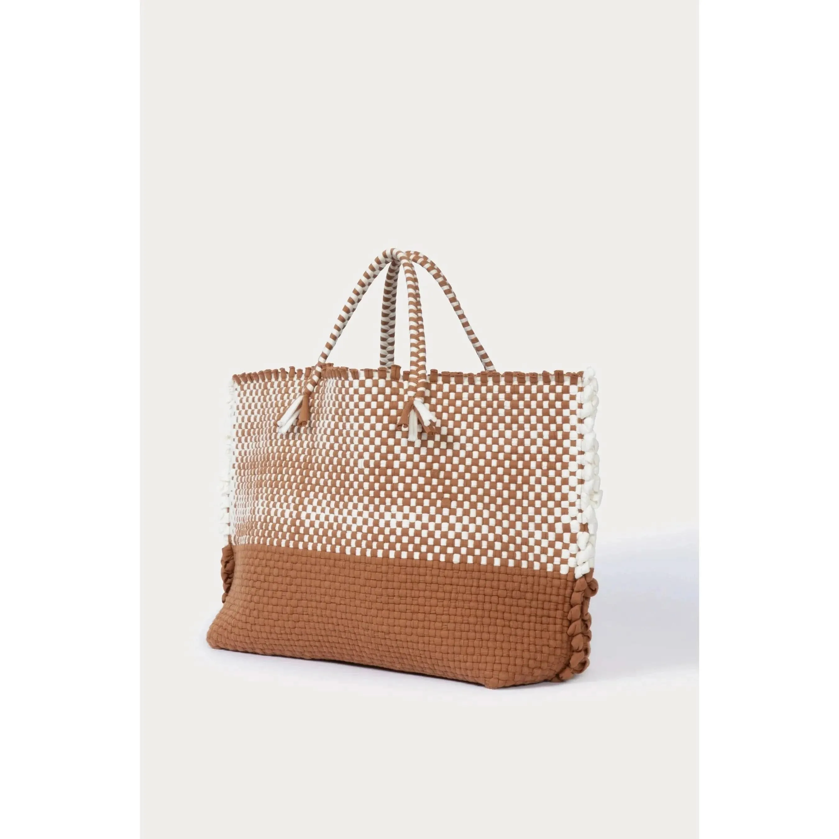 Rachel Comey Cadiz Colorblock Tote in Caramel