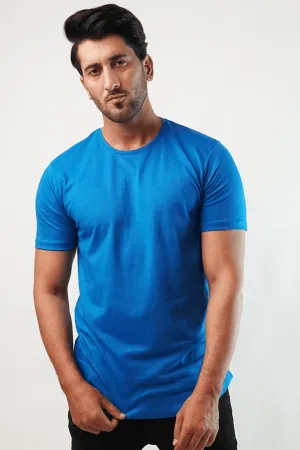 Royal Crew Neck T-Shirt - Royal Blue