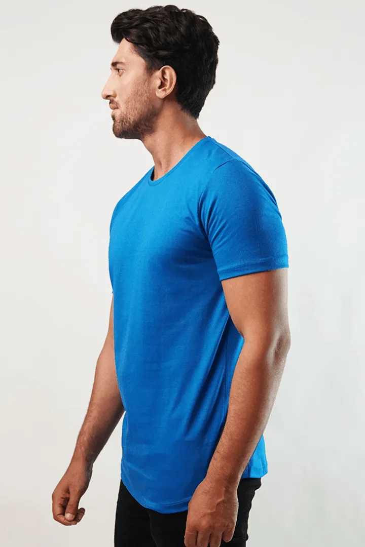 Royal Crew Neck T-Shirt - Royal Blue