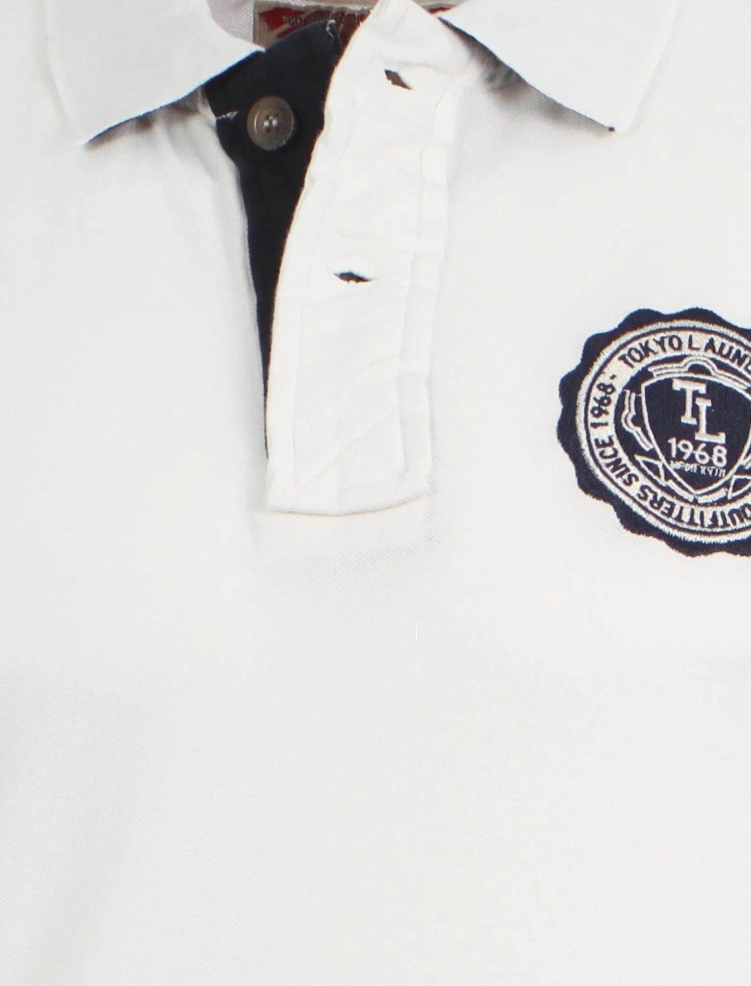 Tokyo Laundry Pablo Bay ivory Polo Shirt