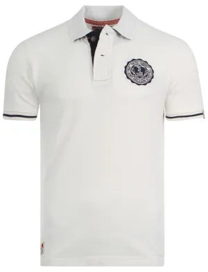 Tokyo Laundry Pablo Bay ivory Polo Shirt