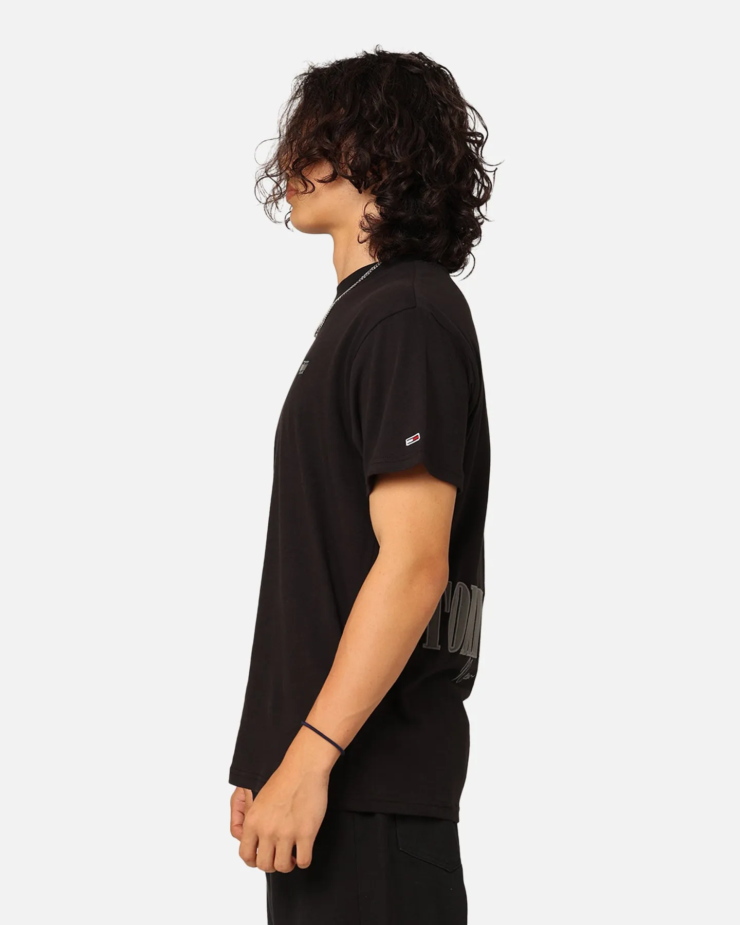 Tommy Jeans Relaxed Tonal Linear T-Shirt Black