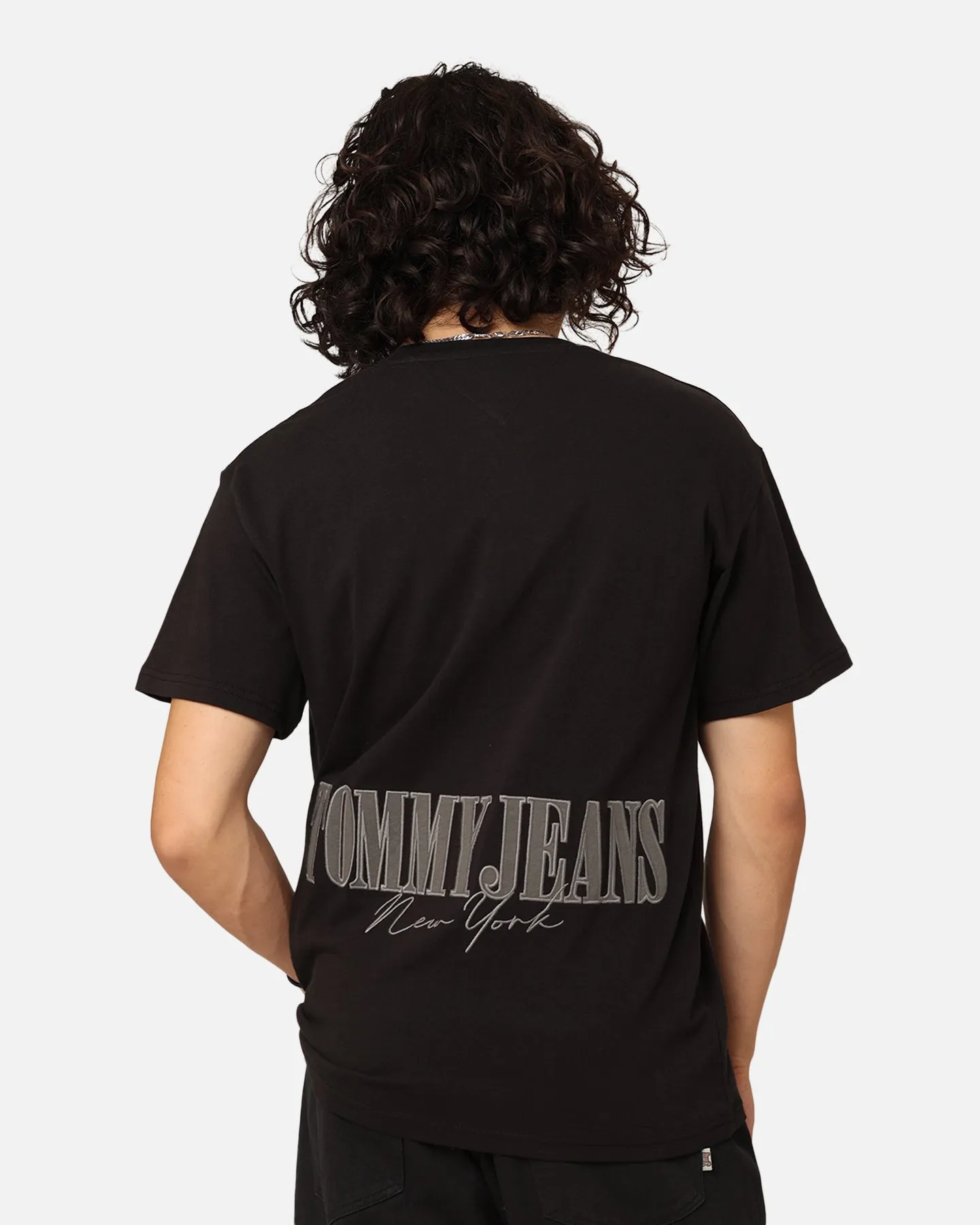 Tommy Jeans Relaxed Tonal Linear T-Shirt Black