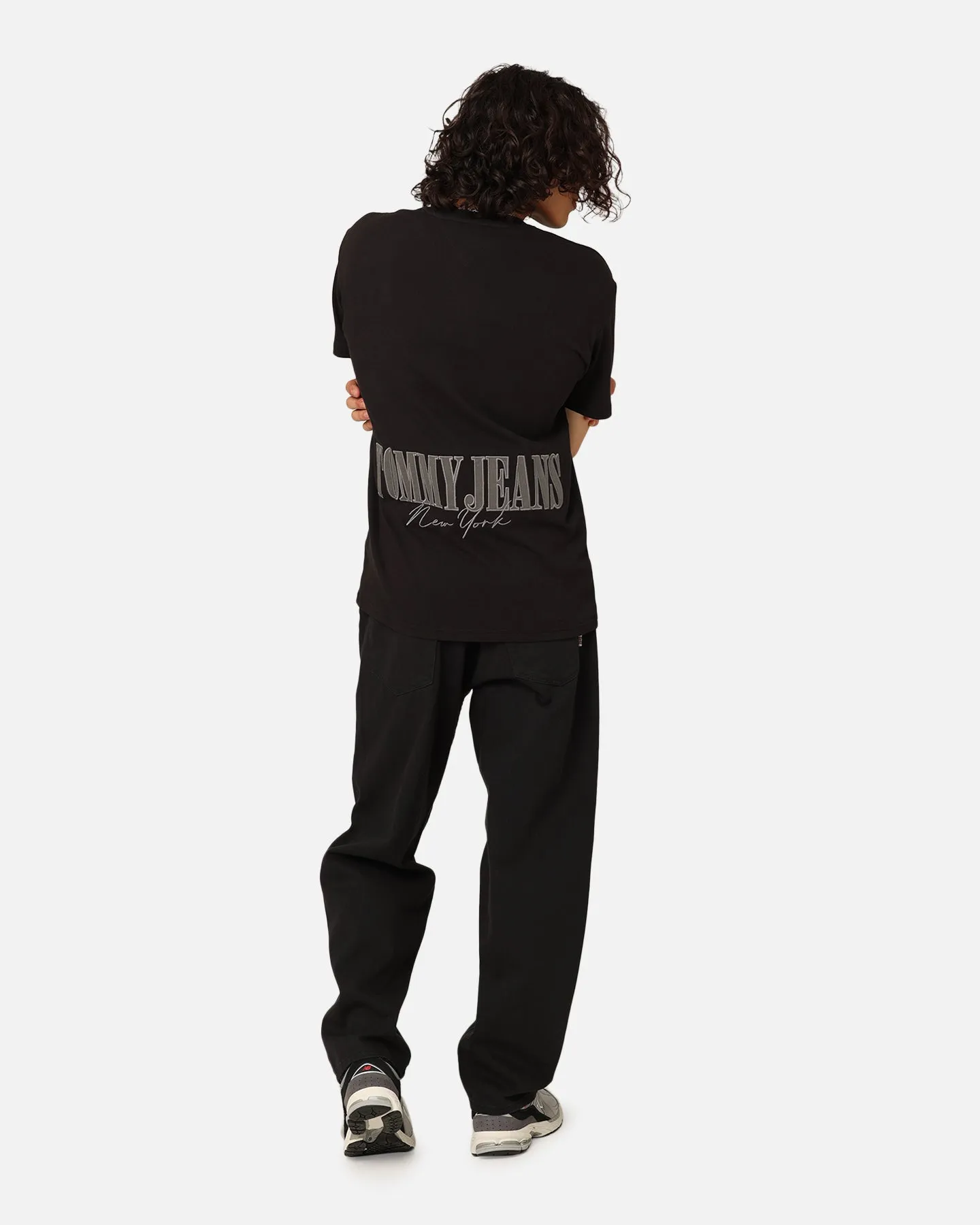 Tommy Jeans Relaxed Tonal Linear T-Shirt Black