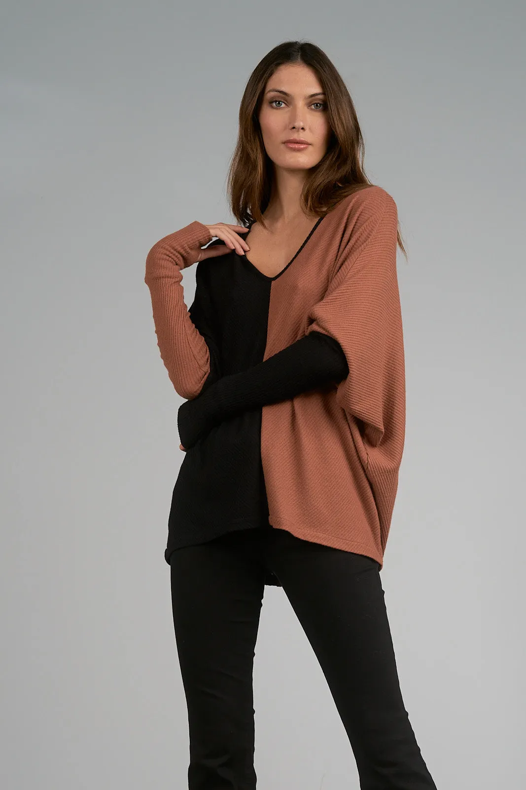 Two Toned Sweater
