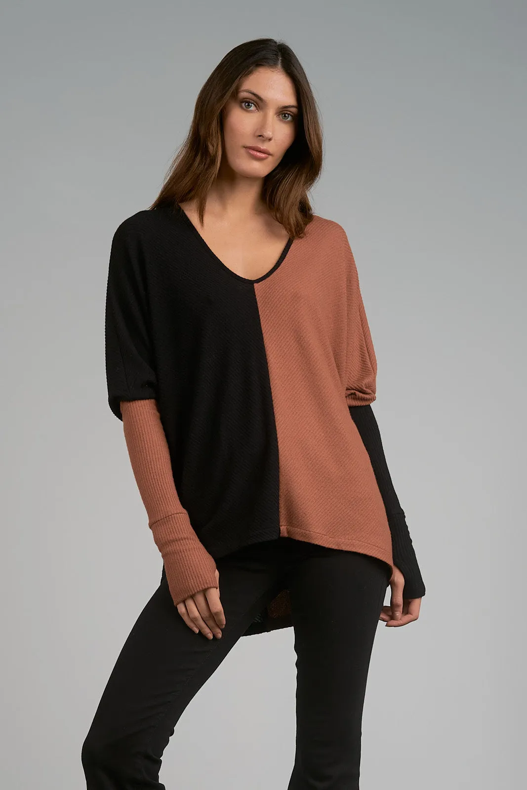 Two Toned Sweater