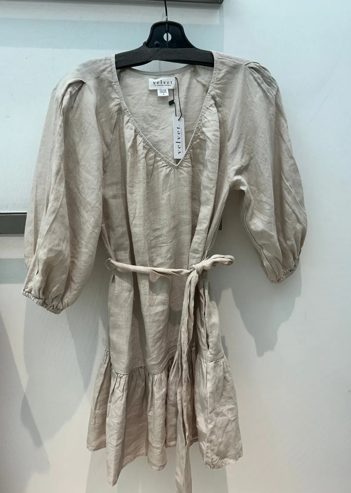 Velvet Kaylie Woven Linen Dress
