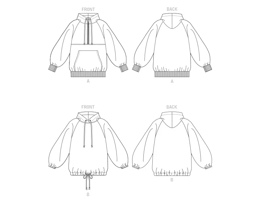 Vogue Sewing pattern 1826 Misses' Sweatshirts