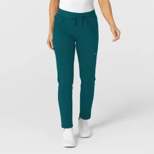 Wink Women's Flex-n-Reach Track Scrub Pant - Caribbean Blue