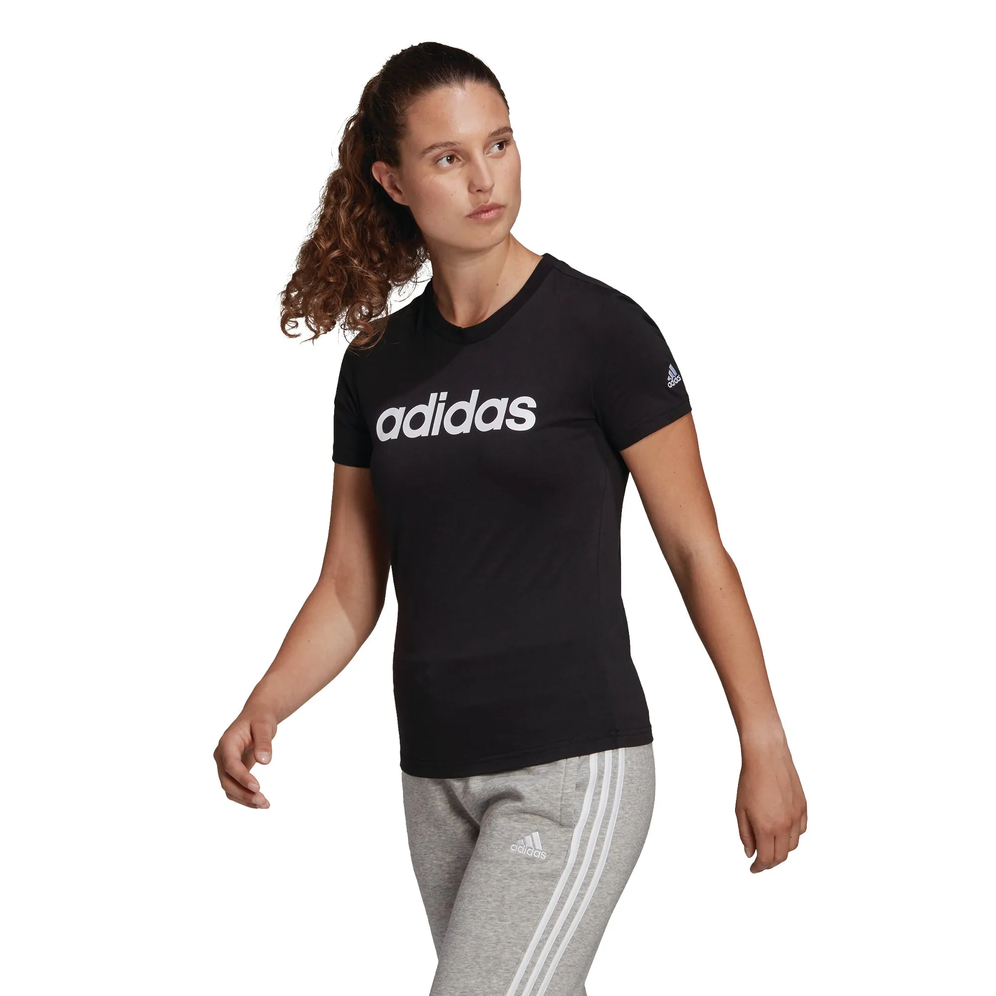 Women's Adidas Ess Linear Tee