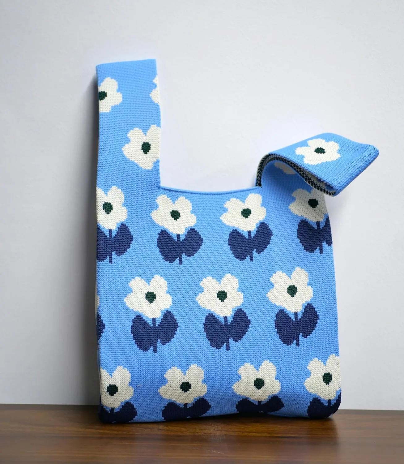 Women's Wrist bag Sleeve Knot Pouch Cute Handbag wristlet bags Portable Purse Gift Bag for Christmas